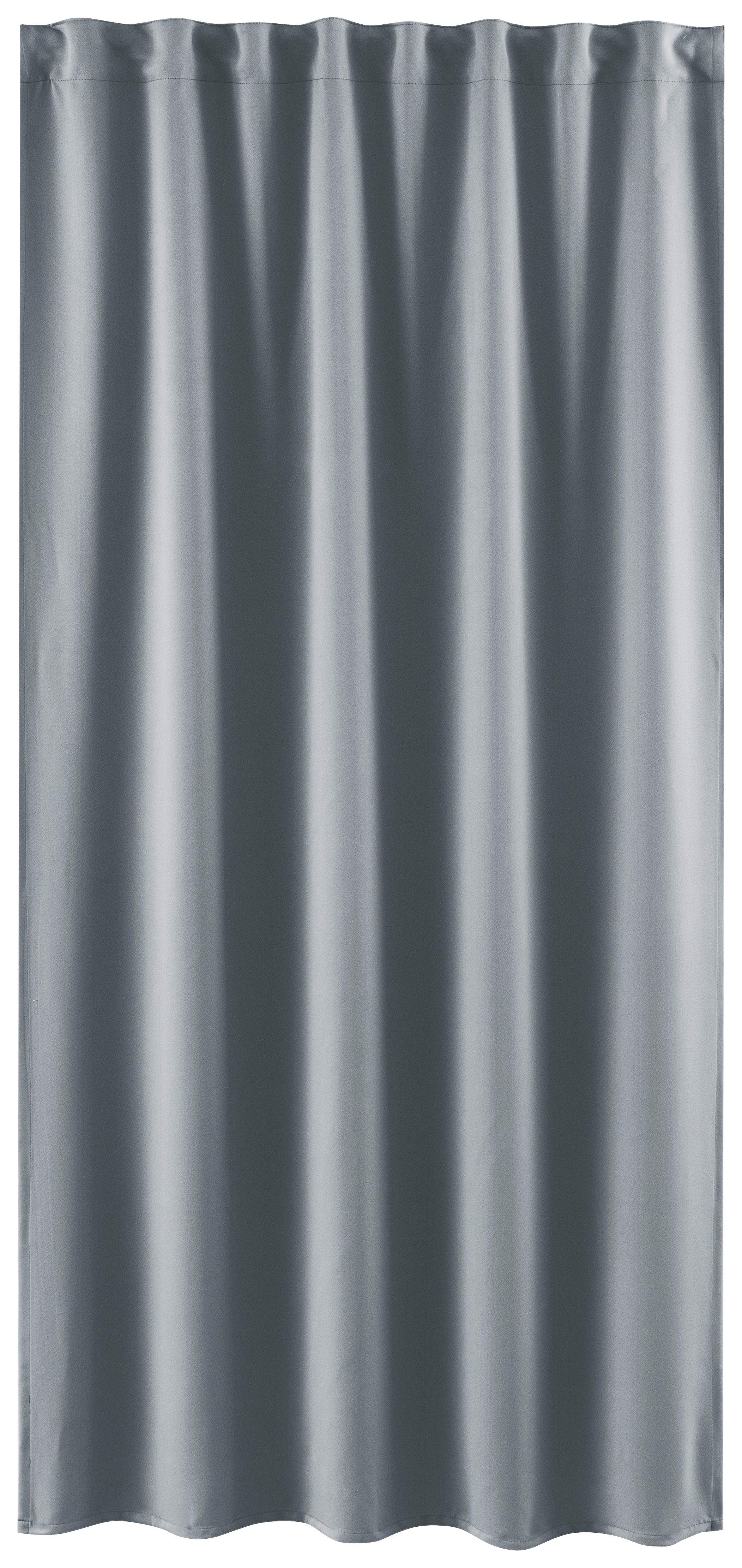 Verdunkelungsvorhang Simone - Silberfarben, ROMANTIK / LANDHAUS, Textil (135/175cm) - James Wood