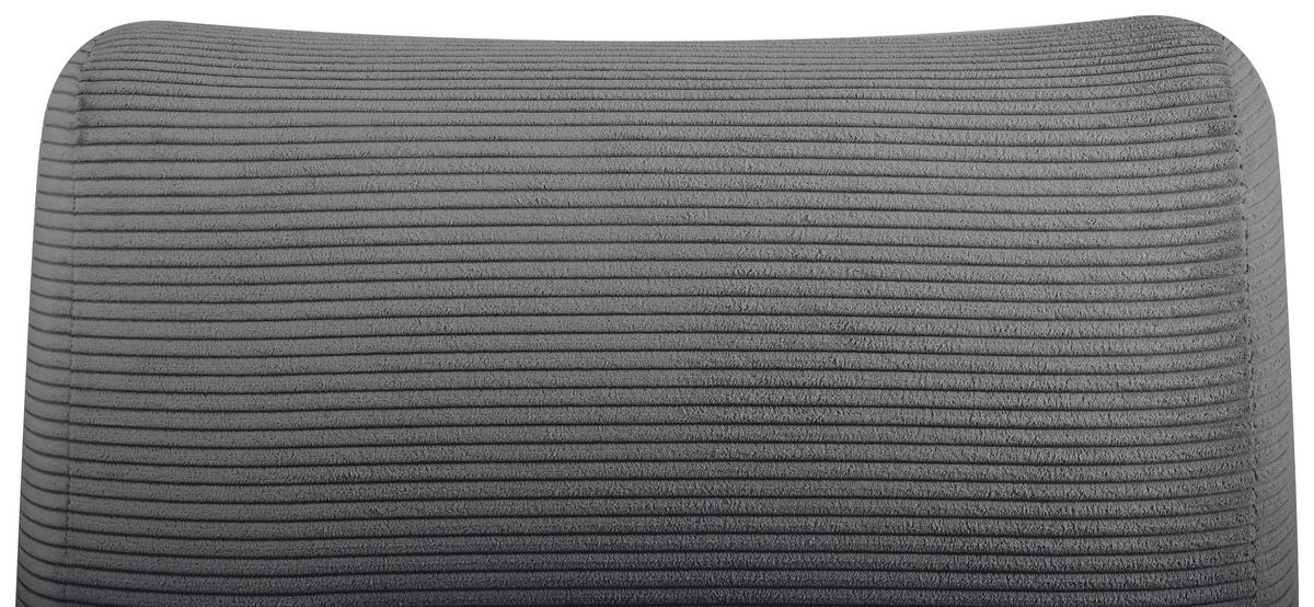 Schlafsessel Luna Grau B: 80 Cm - Grau, Design, Textil (81/88/160cm) - Livetastic