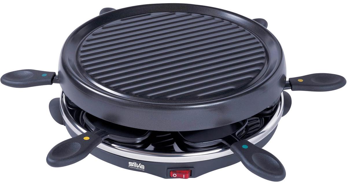 Raclette Pk-r 066 Mit 6 Grillpfännchen - Schwarz, KONVENTIONELL, Kunststoff/Metall (36.5/13/32.5cm) - Silva Homeline