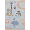 Kinderteppich Giraffe, Digitaldruck - Beige, MODERN, Textil (100/150cm) - BUNINO