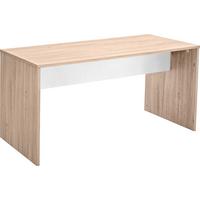 Íróasztal Cariba 140/72 Cm - tölgyfa/fehér, Design, faalapú anyag (140/72/70cm) - MID.YOU