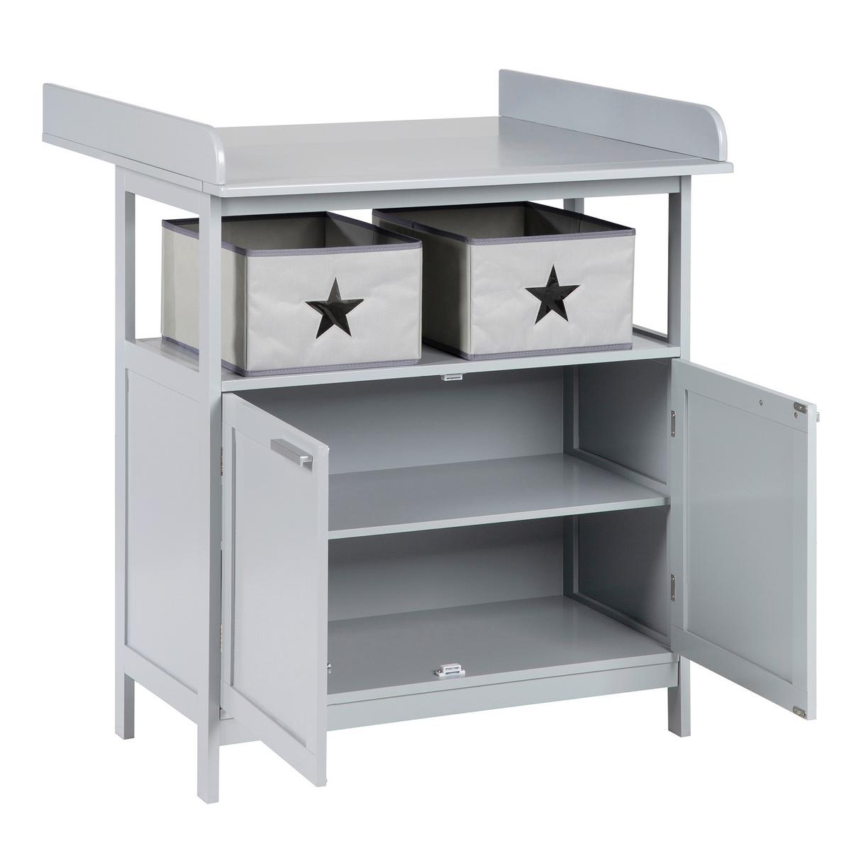 Wickelkommode 'Hamburg' taupe - Taupe, Basics, Holzwerkstoff (87/100/75cm)