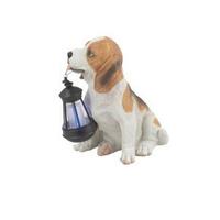 Solarleuchte 33371 - Braun/Weiß, Basics, Kunststoff (18/24,2/26cm) - Globo