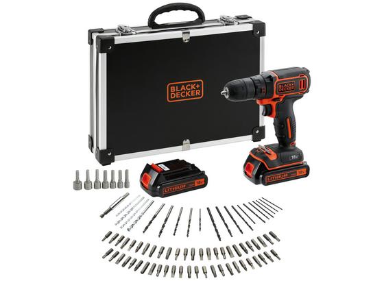 Akkuschrauber Akku-Schrauber 18 V Schwarz - Basics (35,3/9,5/28cm) Akkuschrauber Akku-Schrauber 18 V Schwarz - Basics (35,3/9,5/28cm)