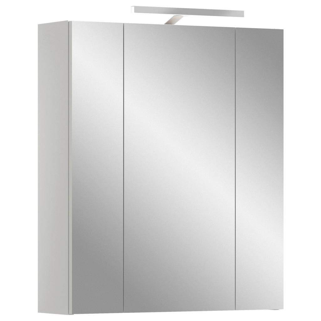 SPIEGELSCHRANK Ice Weiß HG B: 60 cm
