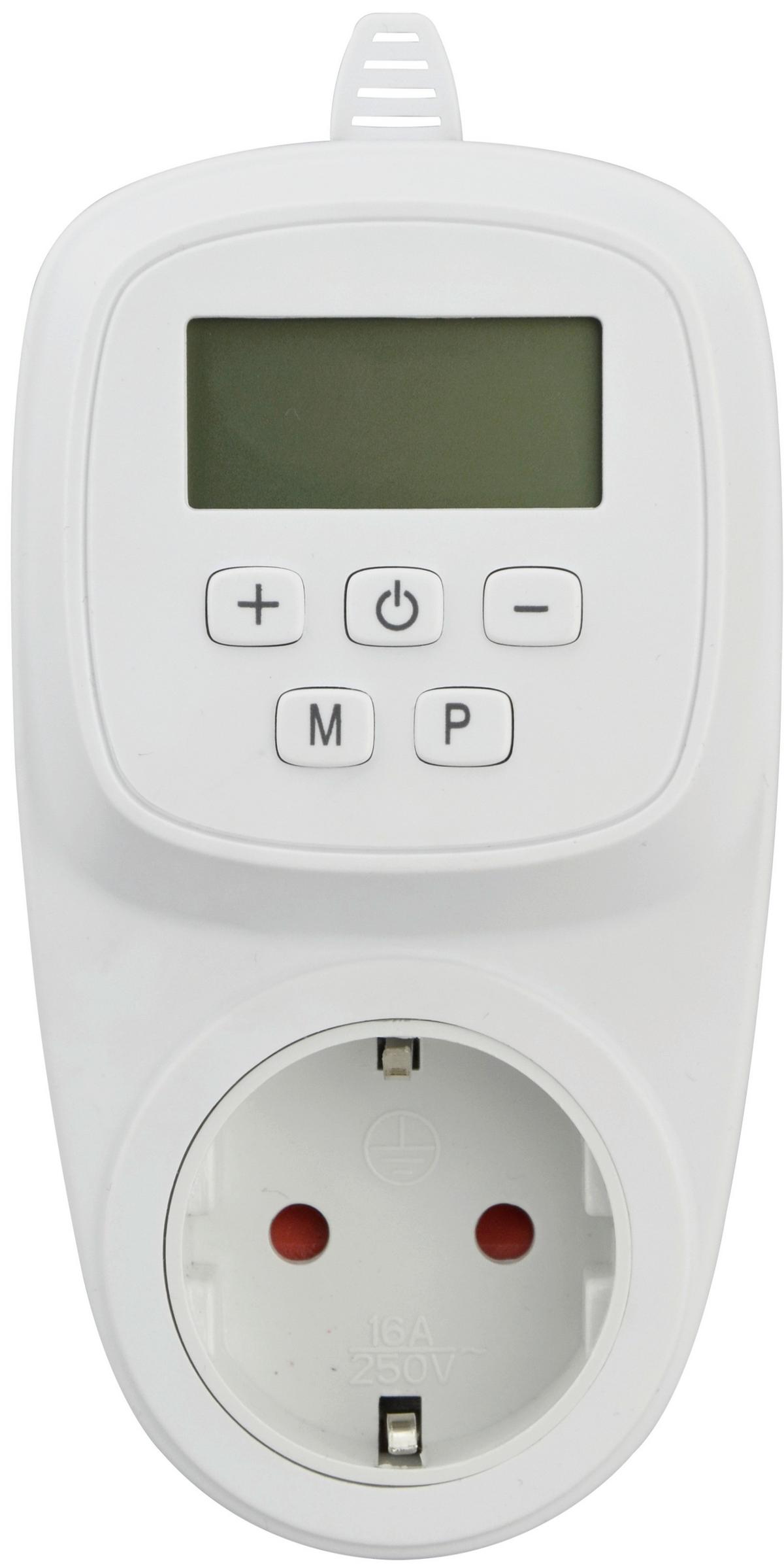 Thermostat für Heizkörper mit Frostschutz - Weiß, Basics, Kunststoff (14/7/4,2cm)