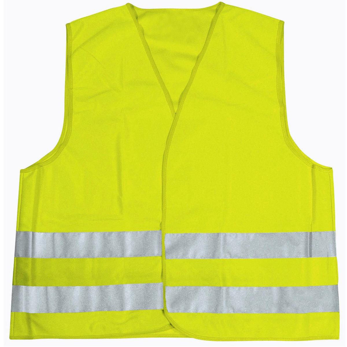 Warnweste Erwachsene Gelb mit Reflektoren - Gelb, MODERN, Textil (22/24/3cm)