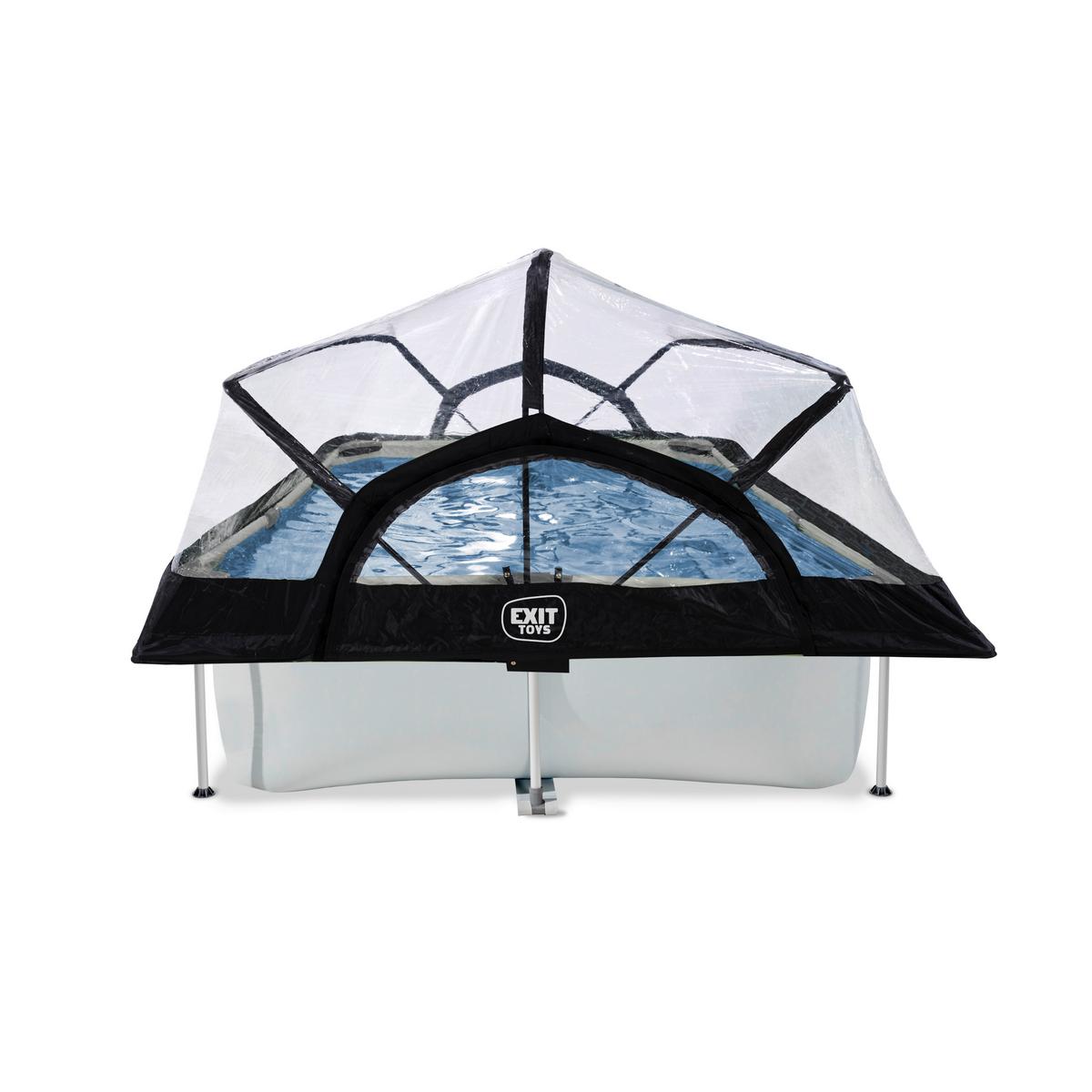 Pool-set Exit Soft Grey Pool - Grau, KONVENTIONELL, Kunststoff (300/200/65cm) - EXIT Toys