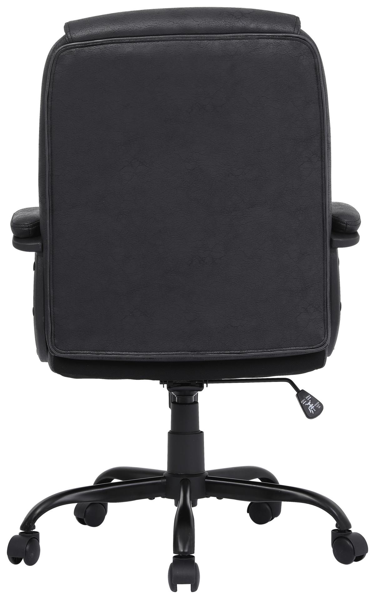 Chefsessel Paul - Schwarz, MODERN, Holz/Kunststoff (62/105/69cm)