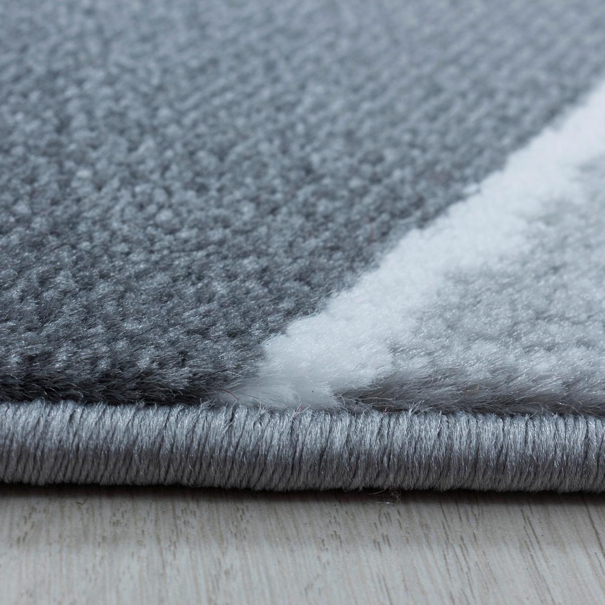 Webteppich Grau Costa 200x290 cm - Grau, Design, Textil (200/290cm)