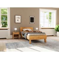 Bett Como Naturfarben/ Wildeiche 100x200cm - Wildeiche/Naturfarben, MODERN, Holz (100/200cm) - MID.YOU