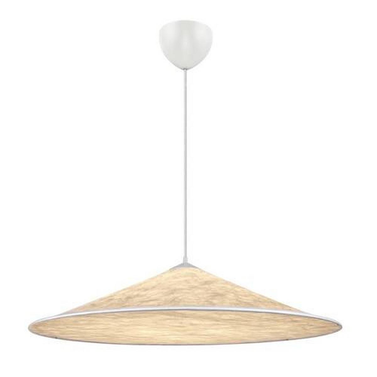 Hängeleuchte Hill B: 85 cm - Weiß, KONVENTIONELL, Kunststoff (85/22cm) - Nordlux