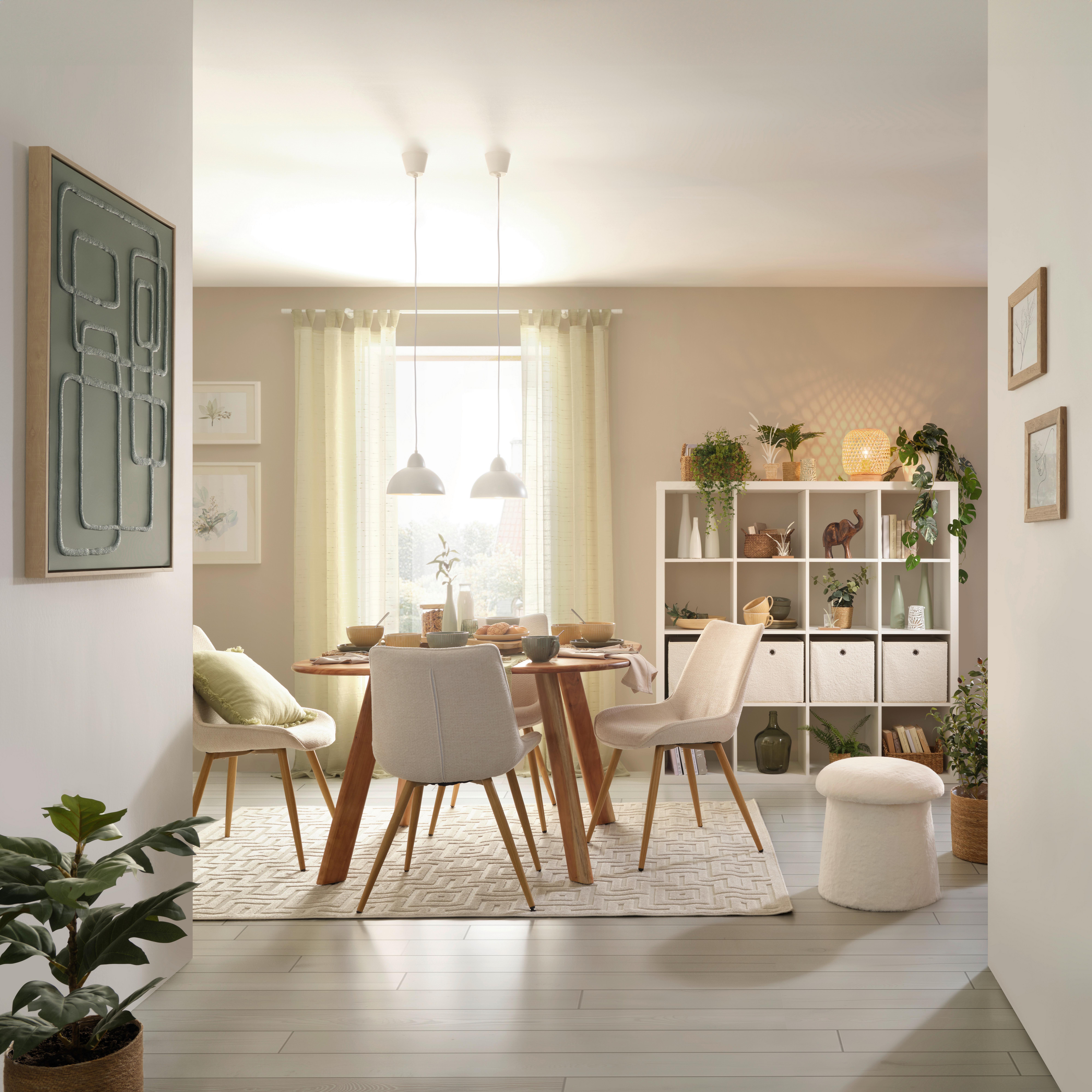 DELIACA STENA STYLE - biela, Konventionell, kompozitné drevo (147/147/38cm) - Mömax