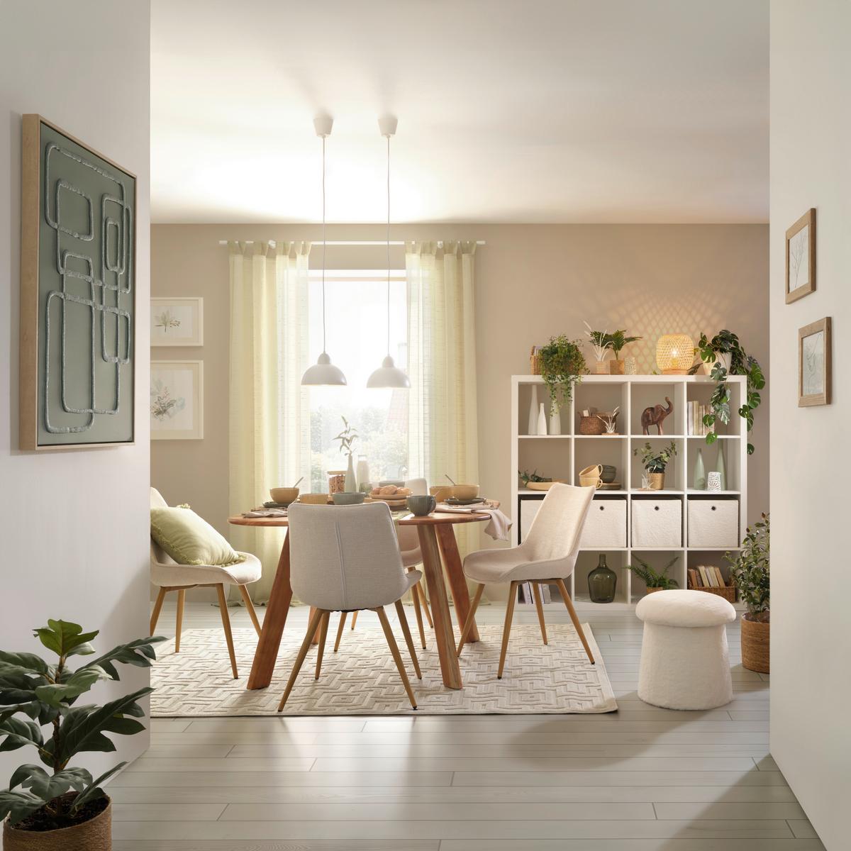 DĚLICÍ STĚNA STYLE - bílá, Konvenční, kompozitní dřevo (147/147/38cm) - Mömax