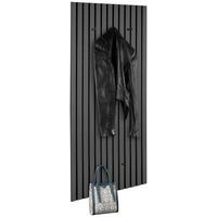 Šatníkový panel GRACE v dekore dub sivý - sivá, Modern, kompozitné drevo/textil (50/125/7cm) - Mömax