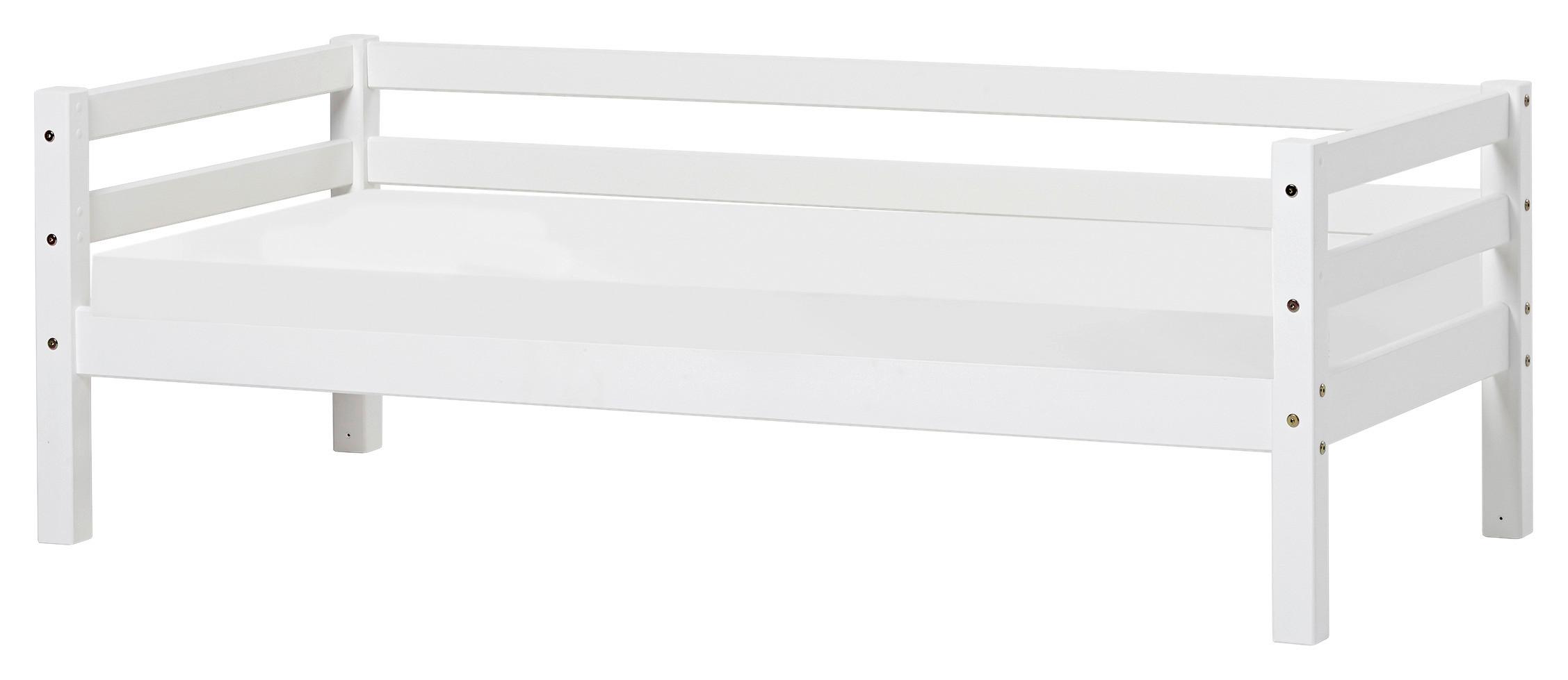 Kinder-/Juniorbett Eco Dream Weiß, Lf: 90x200 cm - Weiß/Kieferfarben, MODERN, Holz (90/200cm) - MID.YOU