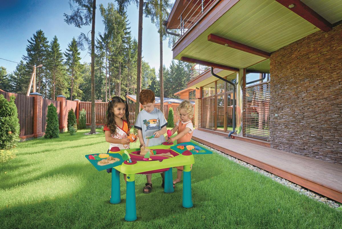 Kreatív, Multifunkcionális Asztal - többszínű, Basics, műanyag (79/56/50cm)