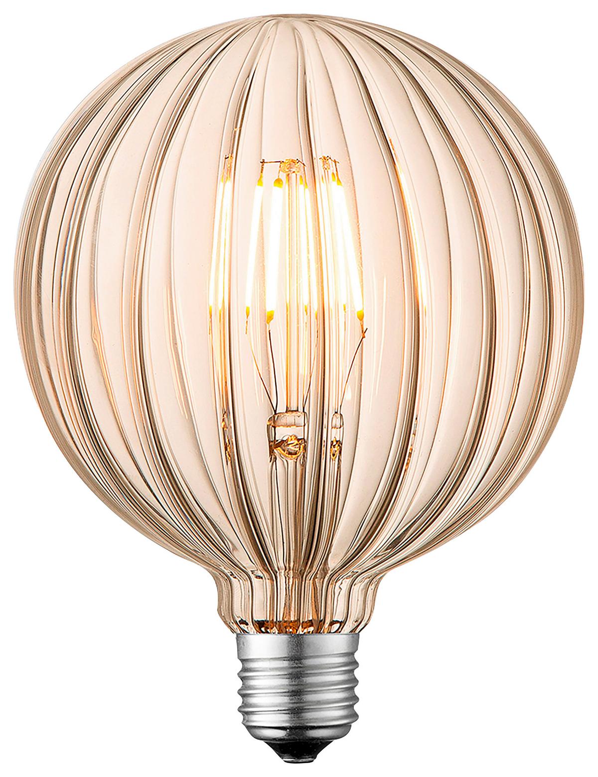 LED dekoračná žiarovka Diy, E27, 4 Watt - jantárová, Modern, kov/sklo (12,5/12,5/17cm)