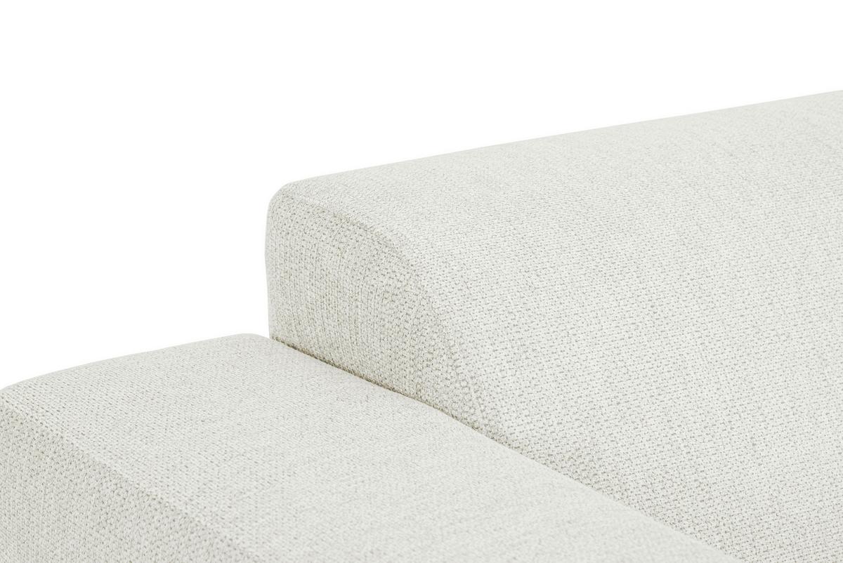 3-Sitzer-Sofa Oslo Weiß B: 218 cm - Schwarz/Weiß, Design, Textil (218/77/93cm) - MID.YOU