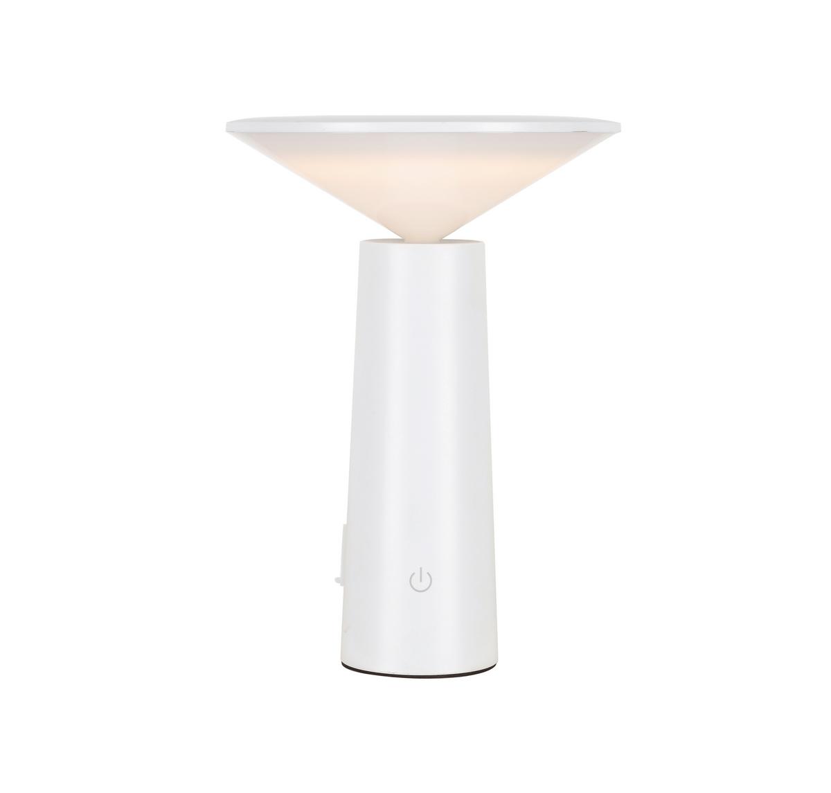 Venkovní LED svítidlo KOLIM, P/V: 14/19cm - bílá, Romantický / Rustikální, plast (14cm) - Modern Living