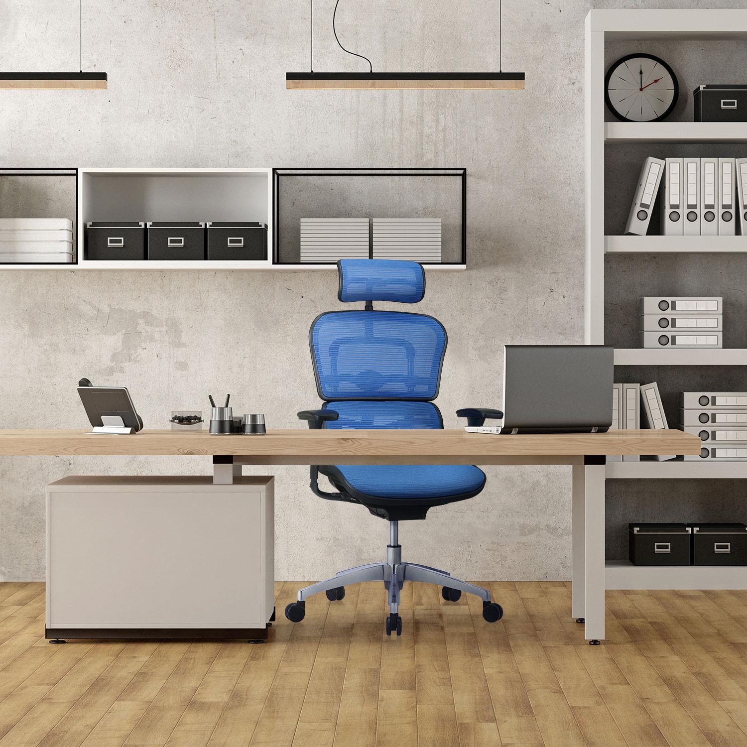 Drehstuhl Mit Netzrücken – Schwarz, Mit Armlehnen & Rollen, Ergonomisch Fürs Büro