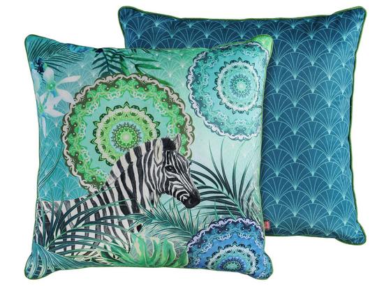 Zierkissen-Doubleface Talisa - Blau/Multicolor, Textil (48/48cm) Zierkissen-Doubleface Talisa - Blau/Multicolor, Textil (48/48cm)