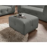 Hocker Velice, Graubraun B: 72 Cm - Graubraun/Schwarz, Design, Textil (72/44/72cm) - Livetastic