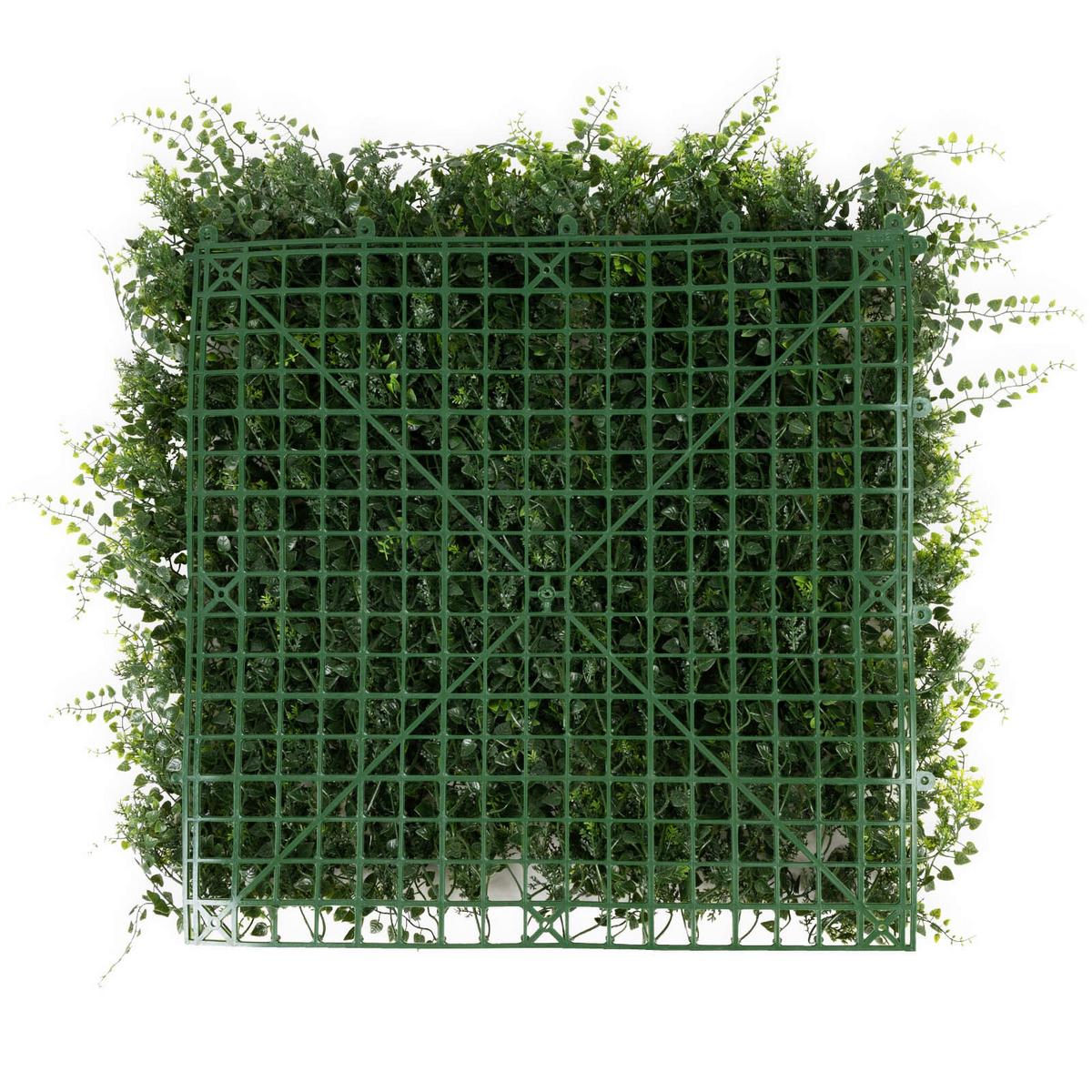 WANDVERKLEIDUNG KUNSPFLANZE - Dunkelgrün/Jadegrün, Trend, Kunststoff (50/50cm) - Floordirekt