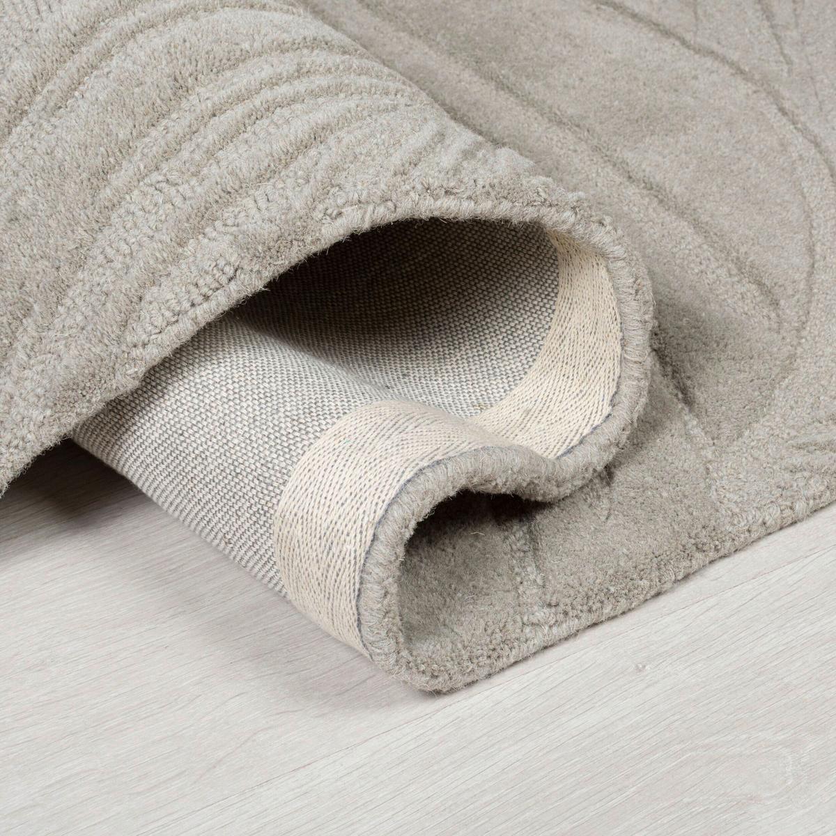 Wollteppich 503119373938 - Grau, Basics, Textil (60/230cm)