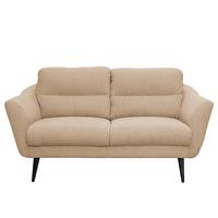 2-sitzer-sofa Tromso Beige B: 158 Cm - Beige/Schwarz, Design, Textil (158/87/88cm) - Livetastic