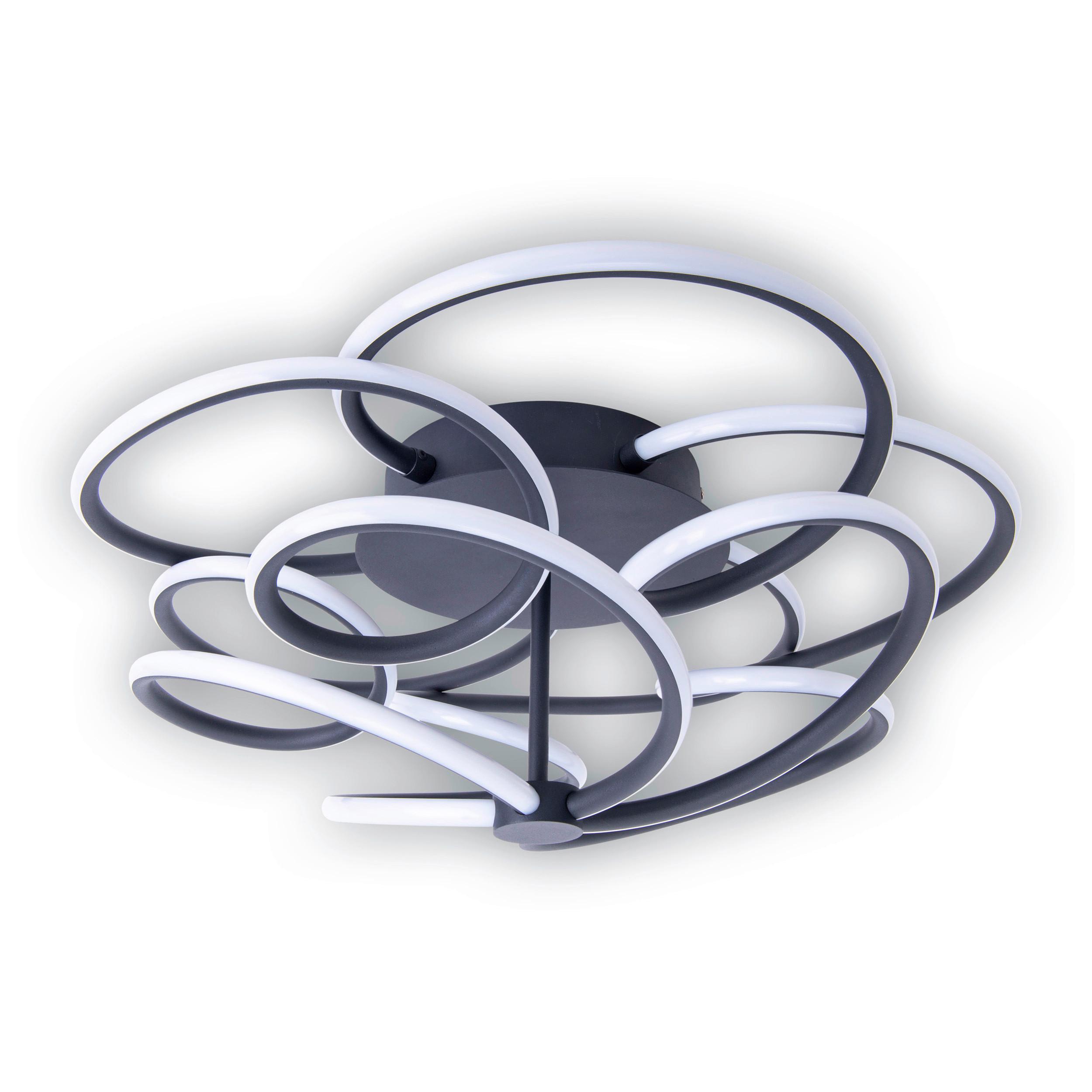 Led-deckenleuchte 1386822 - Schwarz, Basics, Metall (57 cmcm) - Näve