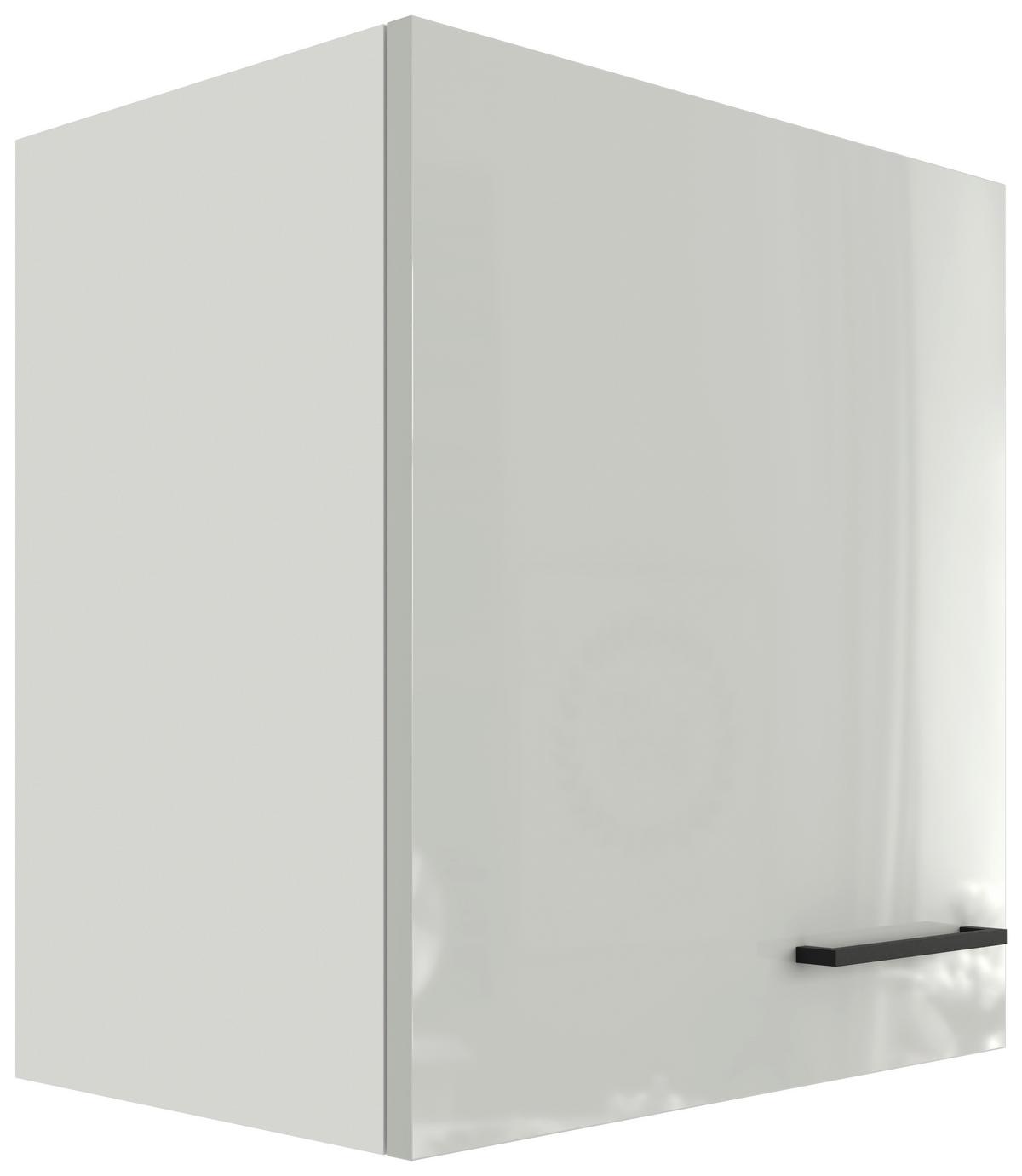 Horná kuchynská skrinka LEVI LEVI - čierna/sivá, Modern, kov/kompozitné drevo (50/54/32cm) - FlexWell