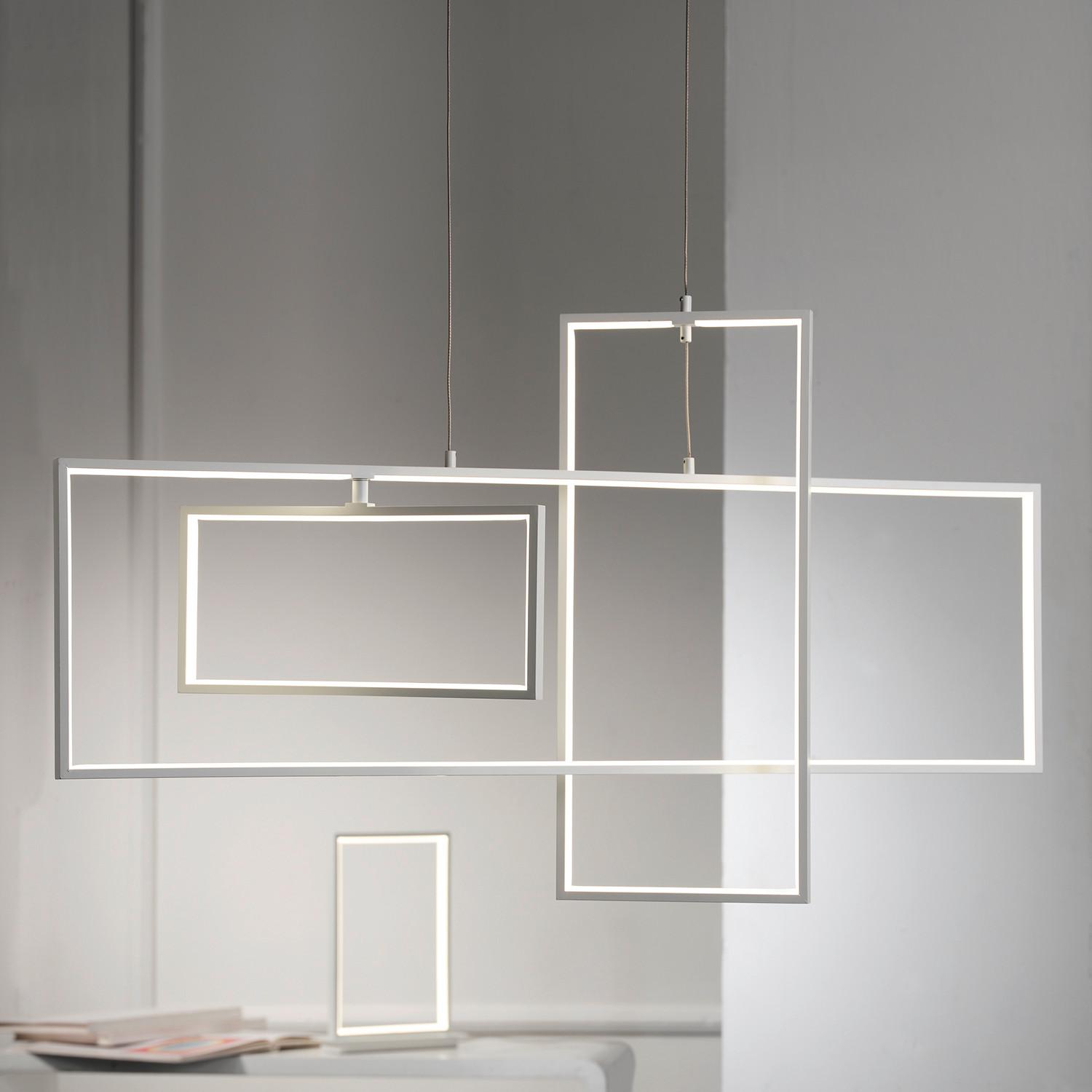 LED-Tischleuchte 5047/Lb - Weiß, Design, Metall (22/8/32cm)