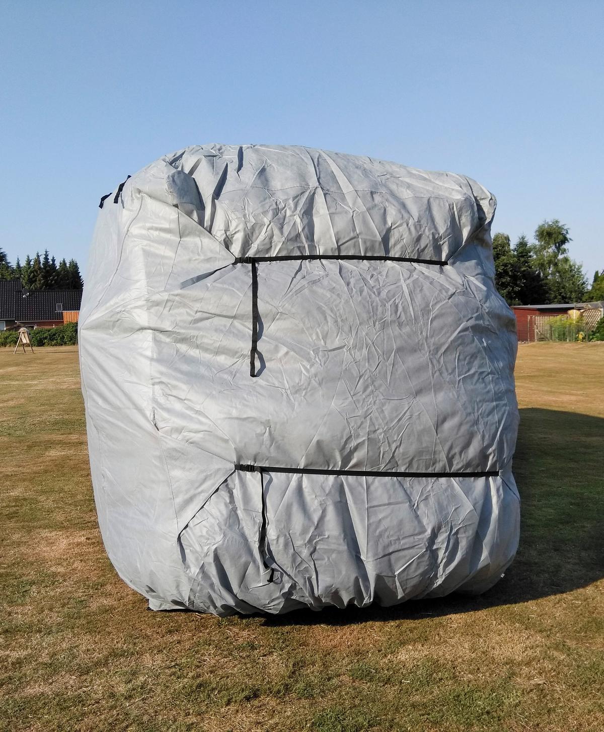 Schutzplane Abdeckplane Für Wohnmobil Gr. M Grau - Grau, Basics, Kunststoff (235/275/730cm)