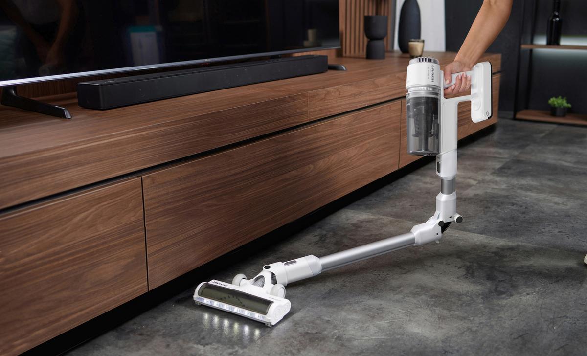 Akku-Handstaubsauger Weiß, 110w, 0,5 Liter - Weiß, Basics, Kunststoff/Metall (25/111,2/25,5cm) - Hisense