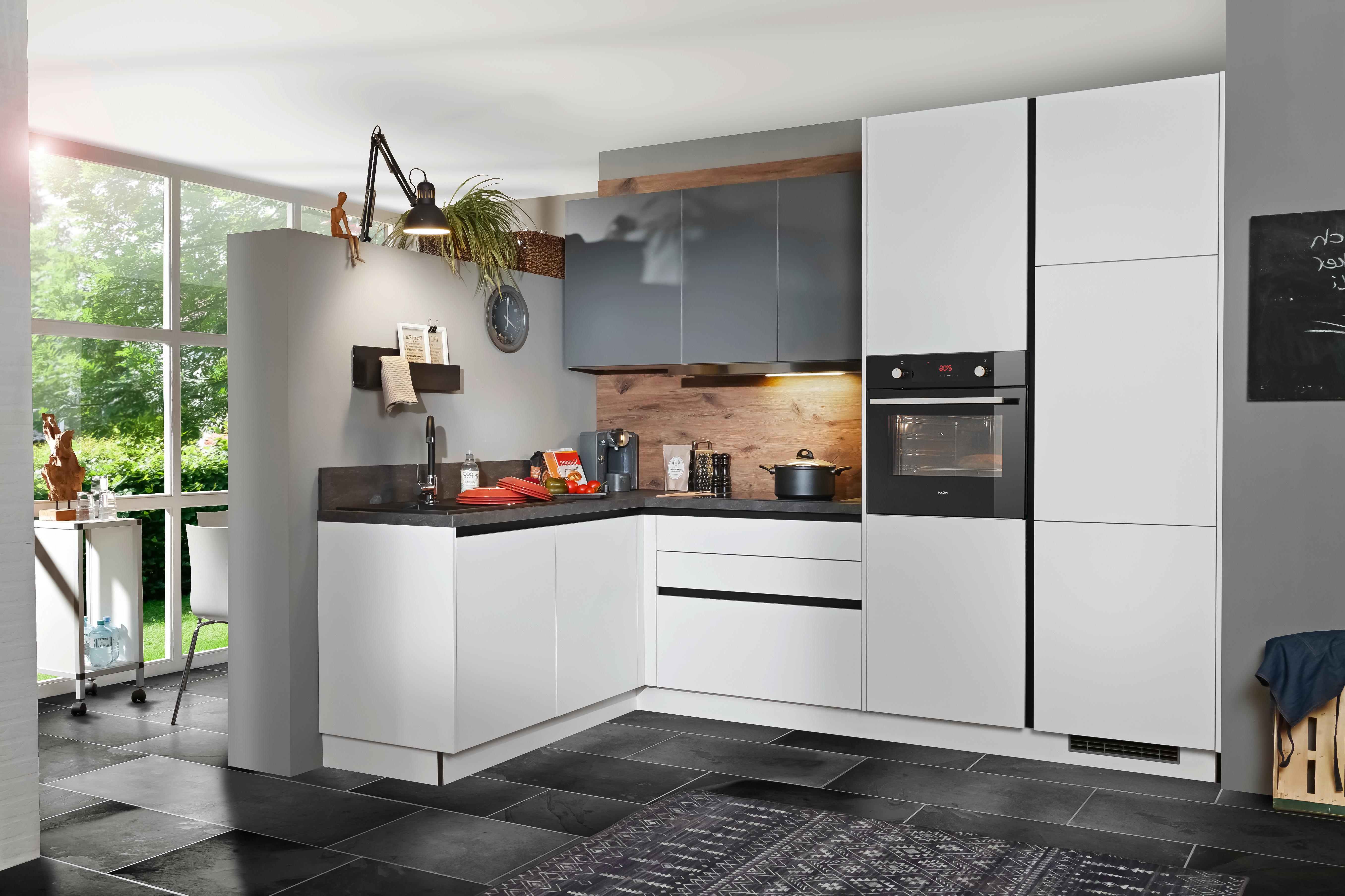 Eckküche Win - Basics, Holzwerkstoff (187/281cm) - Express