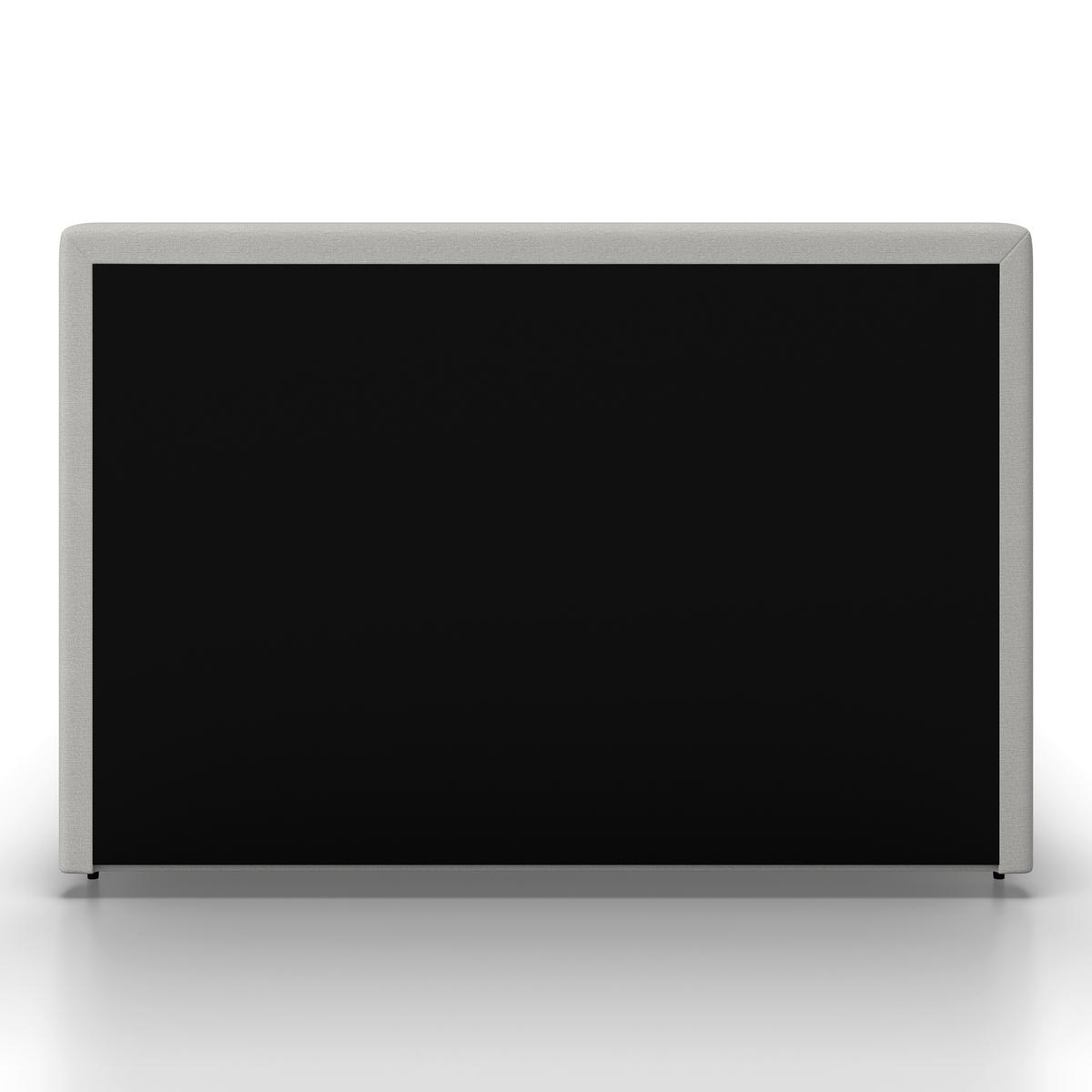 Boxspringová posteľ NEVADA 180x200, svetlosivá - čierna/svetlosivá, Modern, kov/drevo (180/200cm) - Bessagi