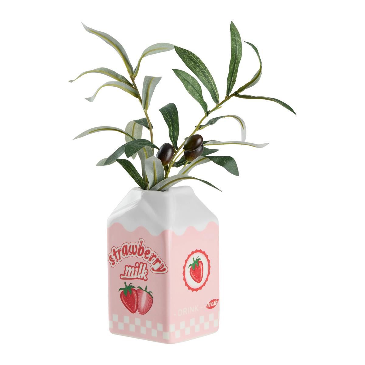 Váza DRINK - vícebarevná, keramika (8/14,5/8cm) - Mömax