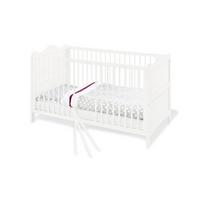 Gitterbett 110023 Florentina - Weiß, Trend, Holz/Holzwerkstoff (146/76/85cm) - Pinolino