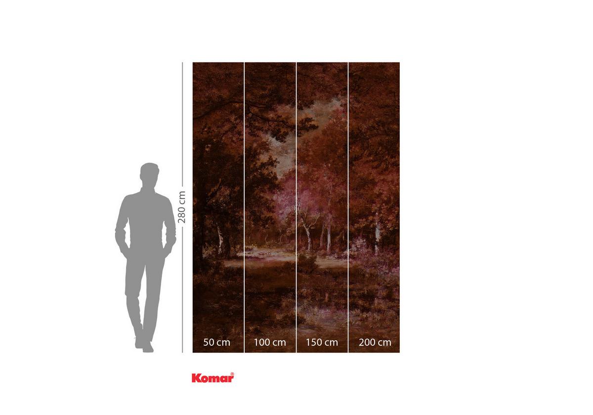 Fototapete Inx4-090 Autumna Rosso - Trend (200/280cm) - Komar