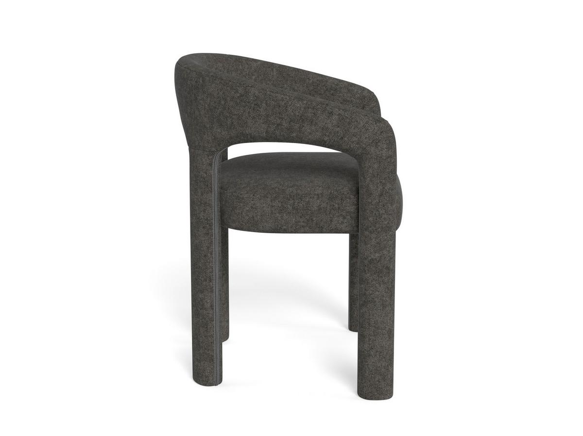 Stolička s podrúčkami Cole, tmavosivá - tmavosivá, Modern, plast (58/76/55cm) - MID.YOU