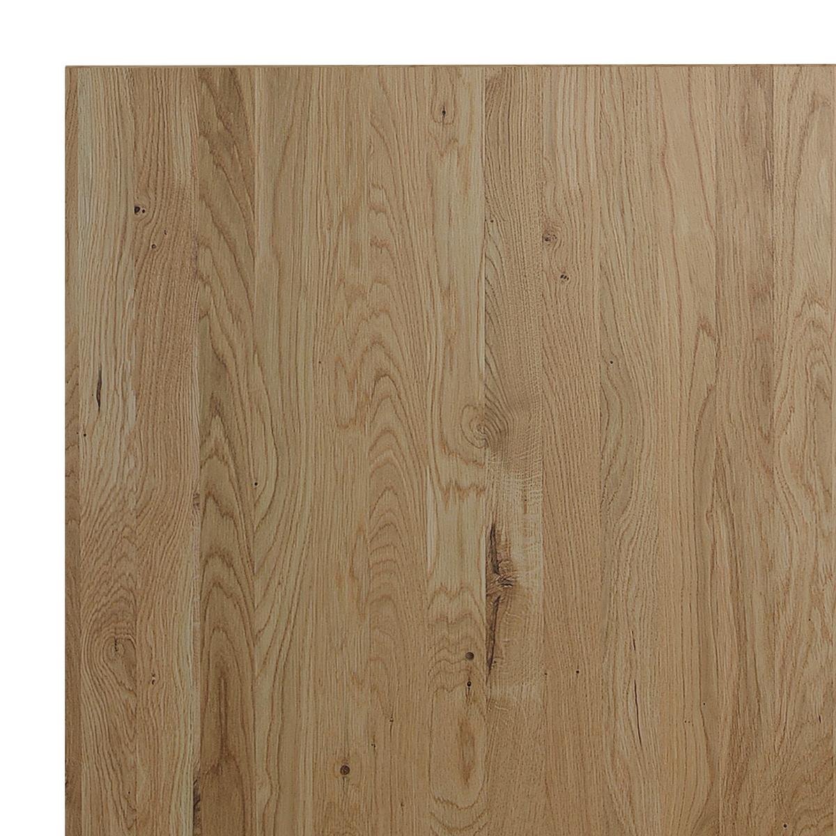 Dřevěná postel DUNA 180x200 cm, dub olejovaný - barvy dubu, Moderní, dřevo (180/200cm) - Bessagi Home
