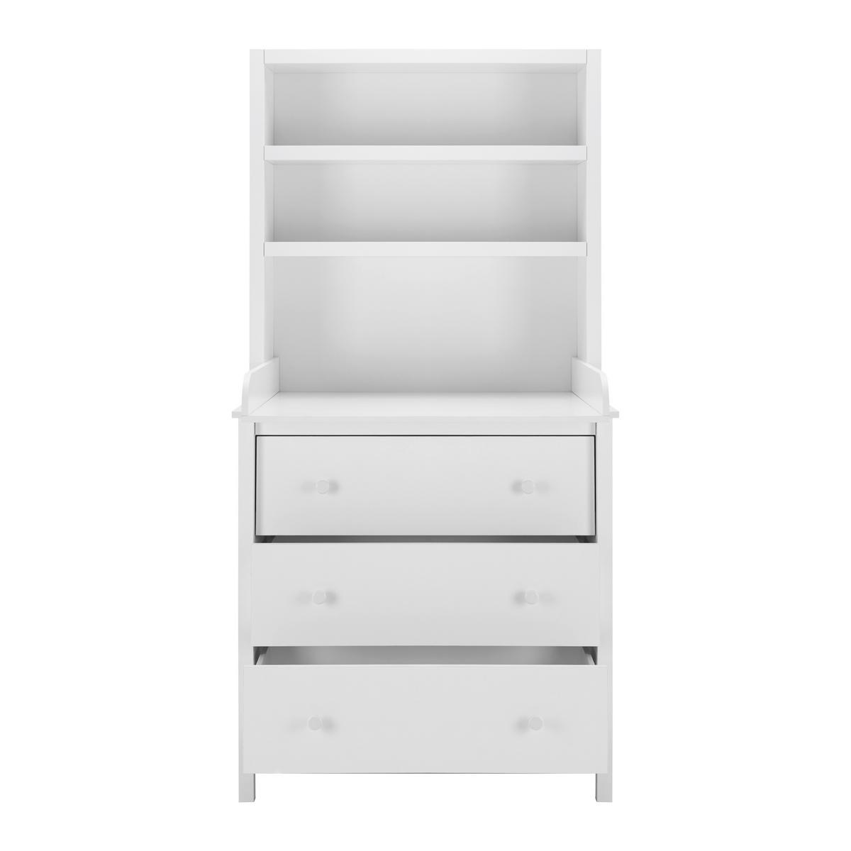 Prebaľovacia komoda MARIA biela - biela, Modern, plast (90/180/70cm) - Bessagi Kids