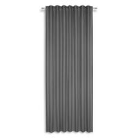 Vorhang mit Multifunktionsband Fiolina 140x245 cm Anthrazit - Anthrazit, MODERN, Textil (140/245cm) - Luca Bessoni