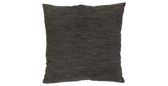 Zierkissen Carmina II 60x60 cm Polyester Anthrazit mit Zipp - Anthrazit, ROMANTIK / LANDHAUS, Textil (60/60cm) - James Wood