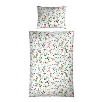 Bettwäsche Antonia - Rostfarben/Grün, ROMANTIK / LANDHAUS, Textil - James Wood