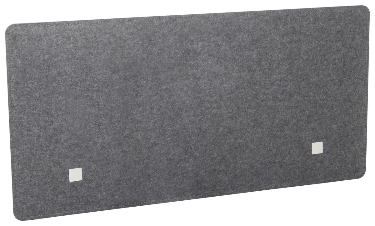 Trennwand Flexmiut 3D - Grau, Basics, Kunststoff/Textil (120/60/1cm) - MID.YOU