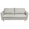 Schlafsofa Winter Hellgrau B: 195 Cm - Buchefarben/Hellgrau, Design, Textil (195/90/102cm) - Livetastic