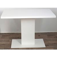 ESSTISCH Olli Weiß L: 110 cm - Weiß, KONVENTIONELL, Holzwerkstoff (110/70/75cm) - P & B