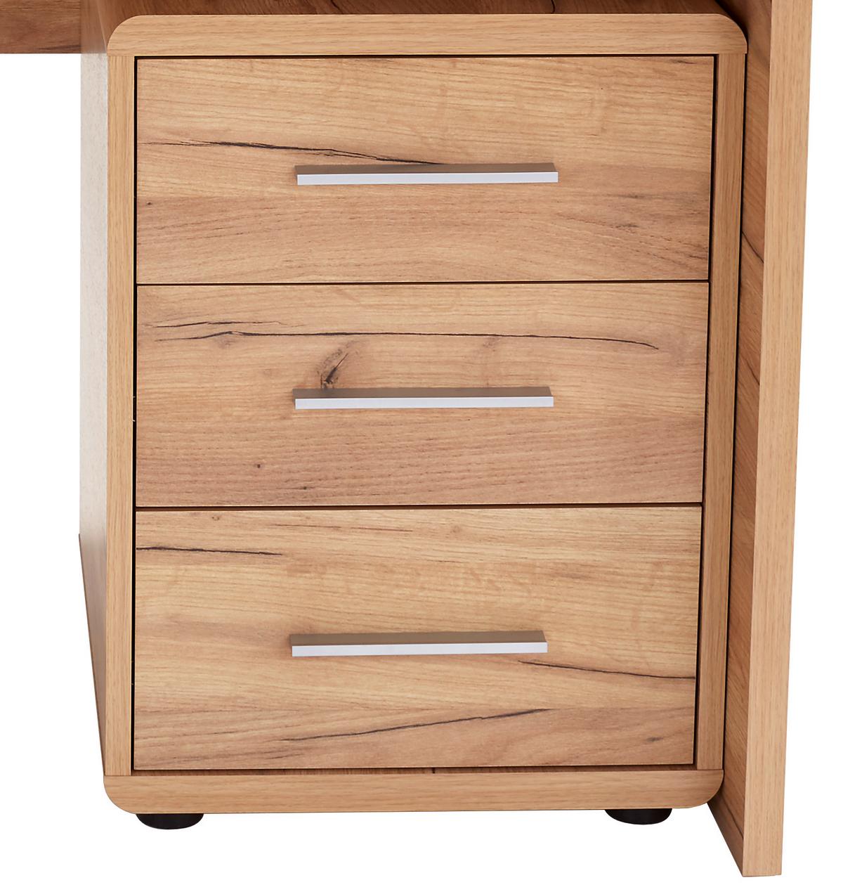 PSACÍ STŮL FONTANA FTB03 - barvy dubu, Moderní, kompozitní dřevo (120/75,5/60cm)